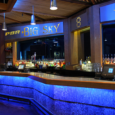 PBR Big Sky - View of bar